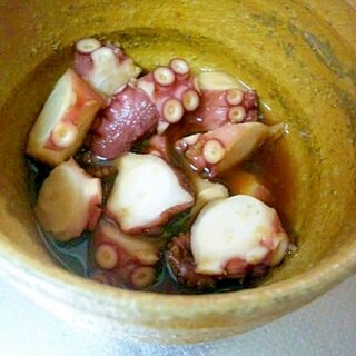 たこの酢醤油、しょうが入り